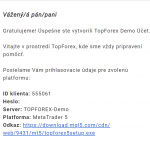 TopForex Demo mail