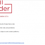 eTrader Demo mail