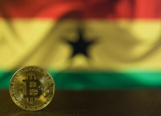 Ghanská centrálna banka vyskúša vlastnú kryptomenu. Možno už v septembri Ghana, vlajka, Bank of Ghana, kryptomena