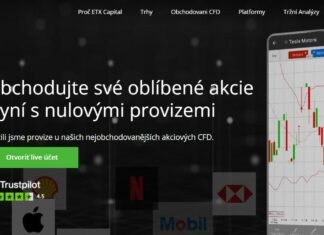ETX Capital (etxcapital.sk) – Recenzia brokera
ETX Capital je dôveryhodný sprostredkovateľ CFD a stávok na spread, ktorý poskytuje obchodné produkty pozostávajúce z FX, indexov, kryptomien, akcií a komodít.