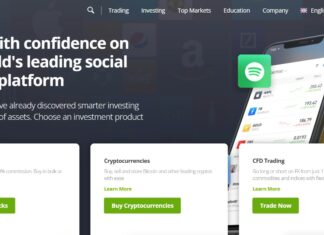 eToro – Recenzia brokera
Portál eToro je jedným z najväčších obchodníkov CFD na svete a je veľmi známy tým, že poskytuje širokú ponuku sociálneho obchodovania.