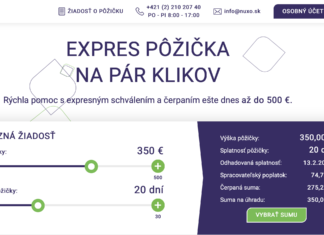 Pôžičky firmy Nuxo
Nuxo