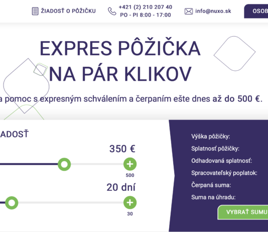 Pôžičky firmy Nuxo Nuxo