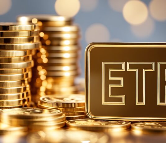 Fyzické zlato vs. Zlaté ETF (Xetra-Gold / GLD): Kde sú skryté poplatky, DPH a daňové pasce? zlato a ETF. Zdroj fotky: Adobe Stock (Generováno AI)