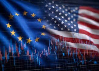 USA vs. Európske dividendové akcie: Ako vybudovať stabilné dividendové portfólio s vysokým výnosom? USA vs. EU. Zdroj Adobe Stock