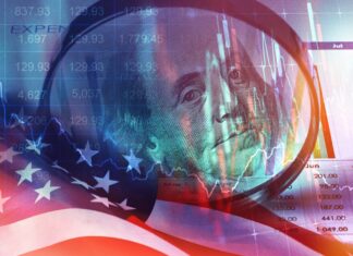 Akcie v Spojených štátoch posilnili, dolár voči košu mien mierne klesol Akcie USA. Zdroj: Adobe Stock